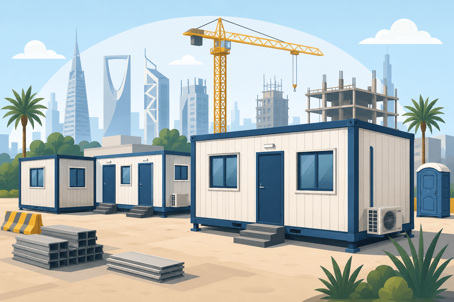 Benefits of Porta Cabins in Saudi Arabia for Modern Construction Projects
