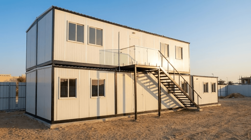 Modern modular cabin complex in Saudi Arabia