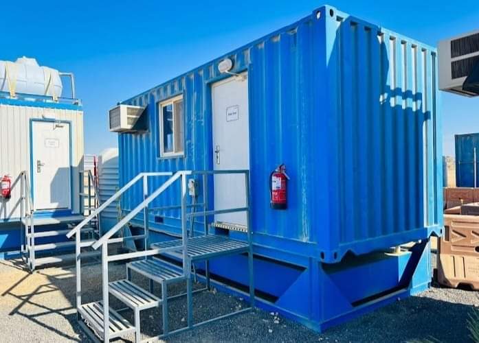 Office Cabins - Workspaces designed for business needs with modern interiors, electrical wiring, and climate control systems. with modern features and amenities