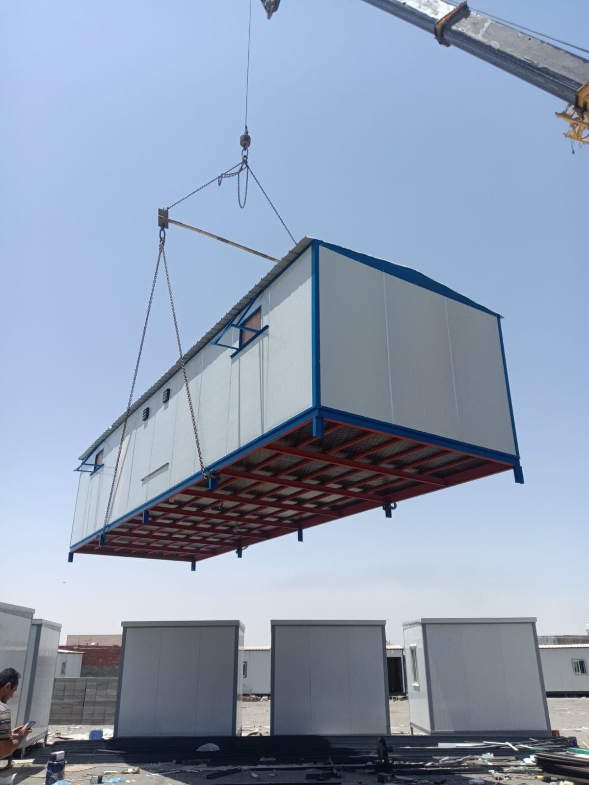 Classroom Cabins - Spaces designed for schooling and learning with proper lighting, ventilation, and layouts.