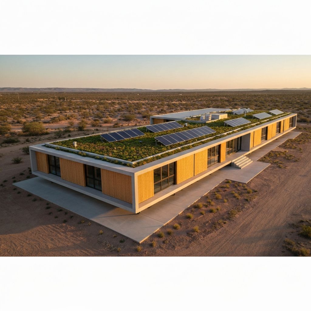 المباني المحمولة الصديقة للبيئة: الاستدامة في البناء